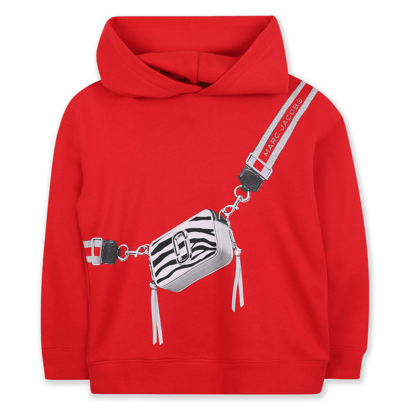 FELPA CON CAPPUCCIO ROSSA MARC JACOBS - Angel Luxury