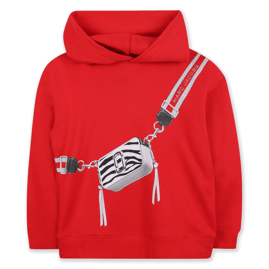 FELPA CON CAPPUCCIO ROSSA MARC JACOBS - Angel Luxury