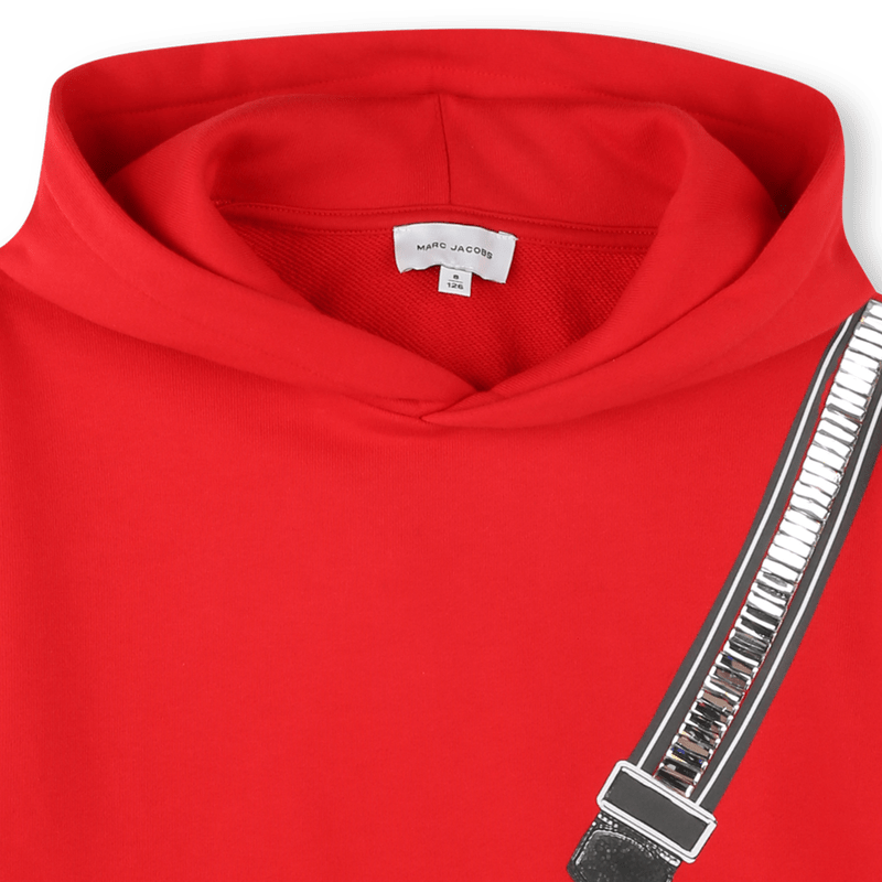FELPA CON CAPPUCCIO ROSSA MARC JACOBS - Angel Luxury