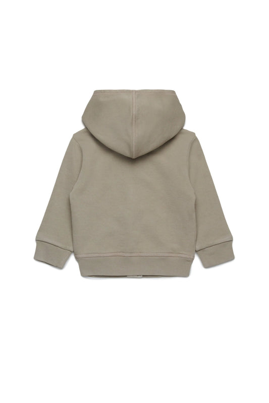 FELPA CON ZIP GRIGIA DSQUARE2 - Angel Luxury