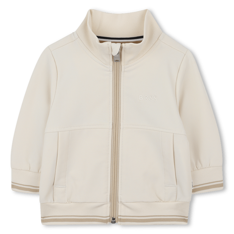 FELPA CON ZIP SABBIA HUGO BOSS - Angel Luxury