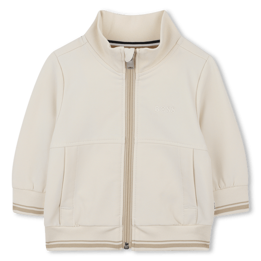 FELPA CON ZIP SABBIA HUGO BOSS - Angel Luxury