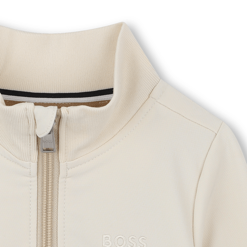 FELPA CON ZIP SABBIA HUGO BOSS - Angel Luxury