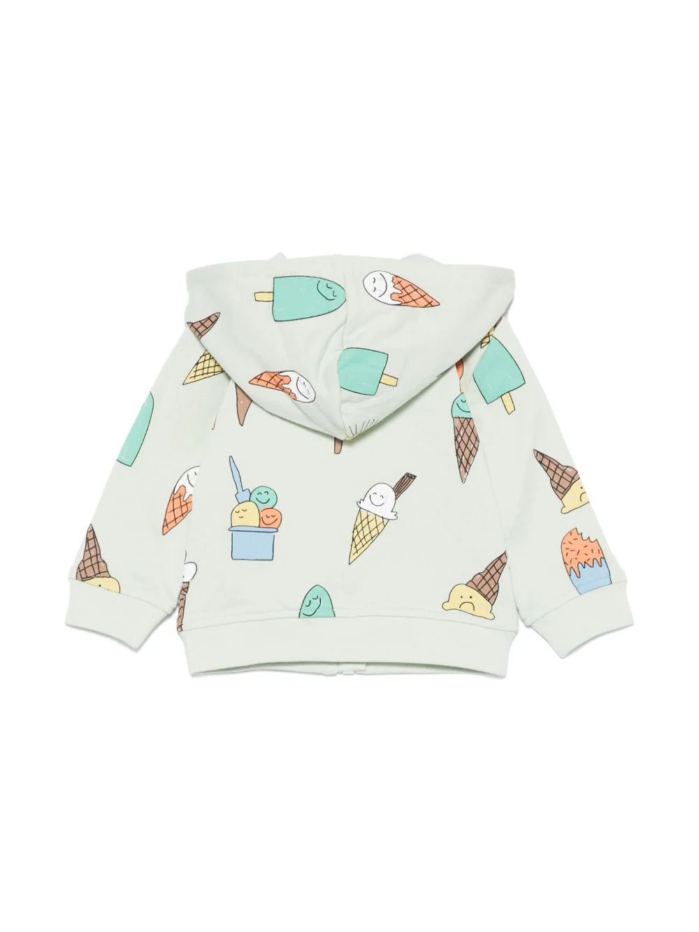 FELPA CON ZIP VERDE CON FANTASIA GELATI STELLA MCCARTNEY - Angel Luxury
