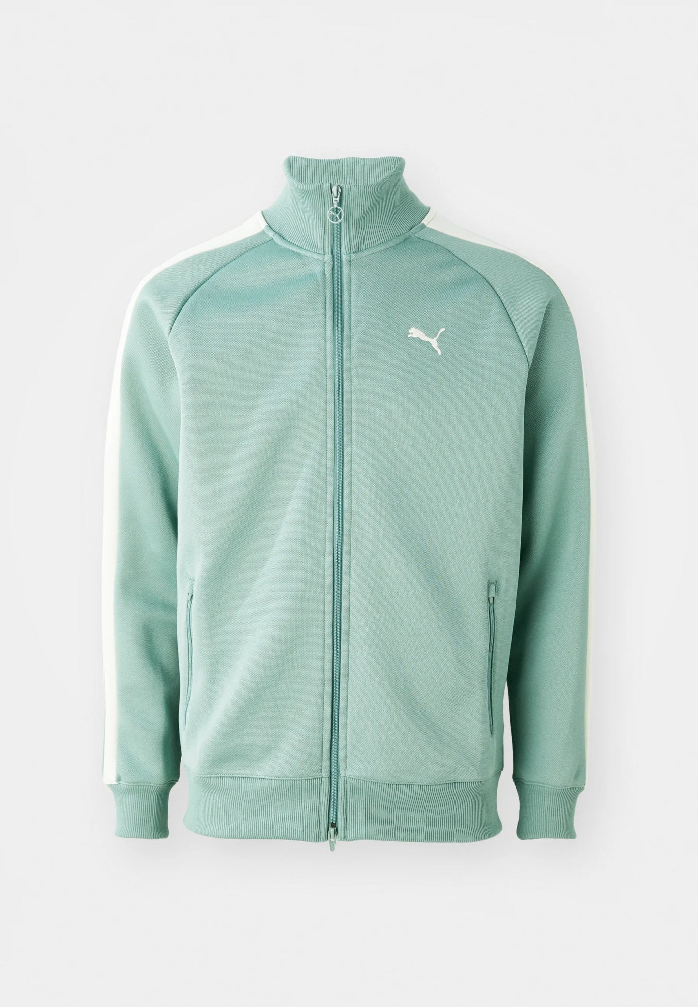 FELPA CON ZIP VERDE PUMA - Angel Luxury