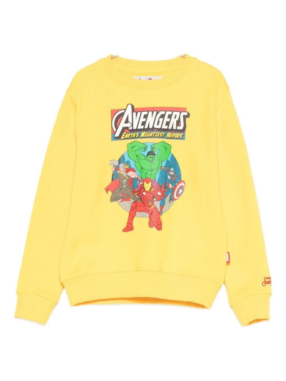 FELPA GIALLA AVENGERS MC2 SAINT BARTH - Angel Luxury
