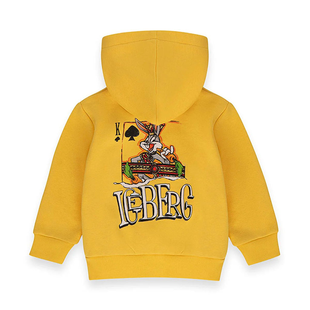 FELPA GIALLA CON LOGO ICEBERG - Angel Luxury