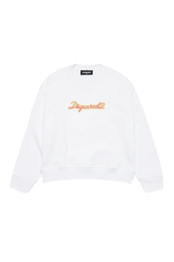 FELPA GIROCOLLO BIANCA DSQUARED2 - Angel Luxury