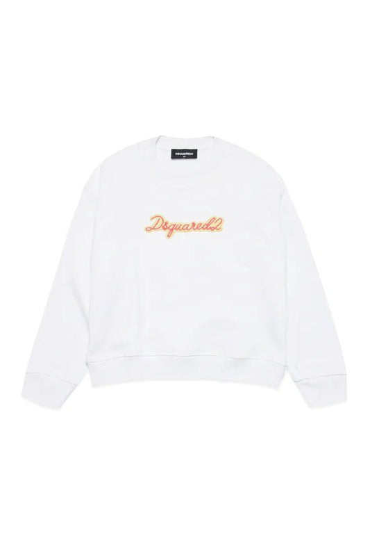 FELPA GIROCOLLO BIANCA DSQUARED2 - Angel Luxury