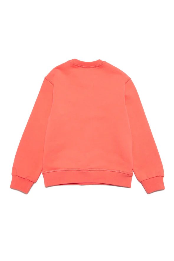 FELPA GIROCOLLO CON LOGO SURF ARANCIONE DSQUARED2 - Angel Luxury