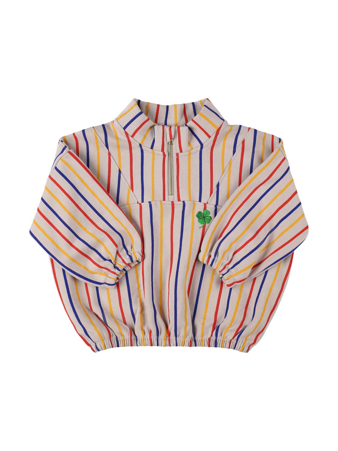 FELPA GRIGIA A RIGHE BLU - GIALLA E ROSSA MINI RODINI - Angel Luxury