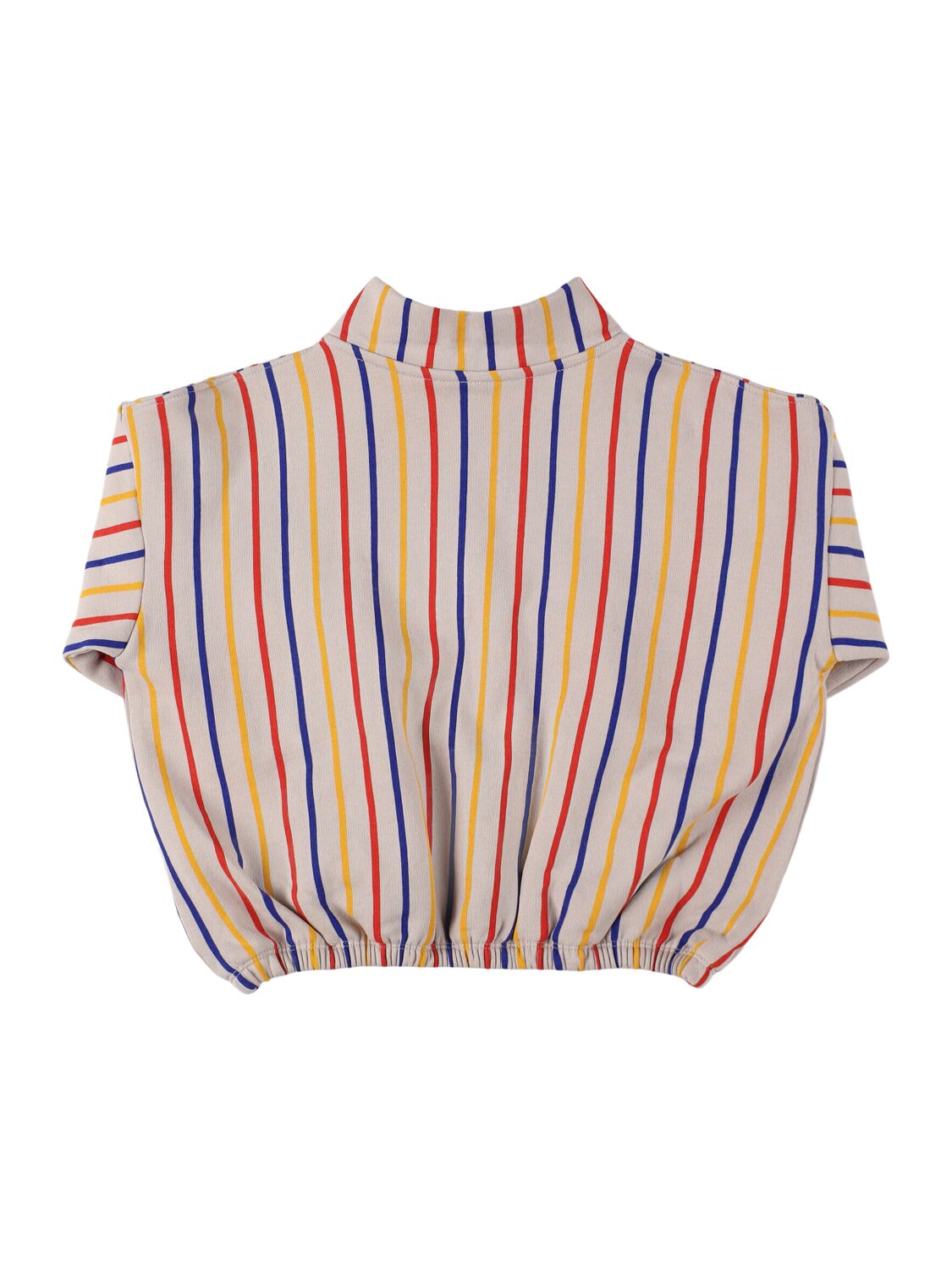 FELPA GRIGIA A RIGHE BLU - GIALLA E ROSSA MINI RODINI - Angel Luxury