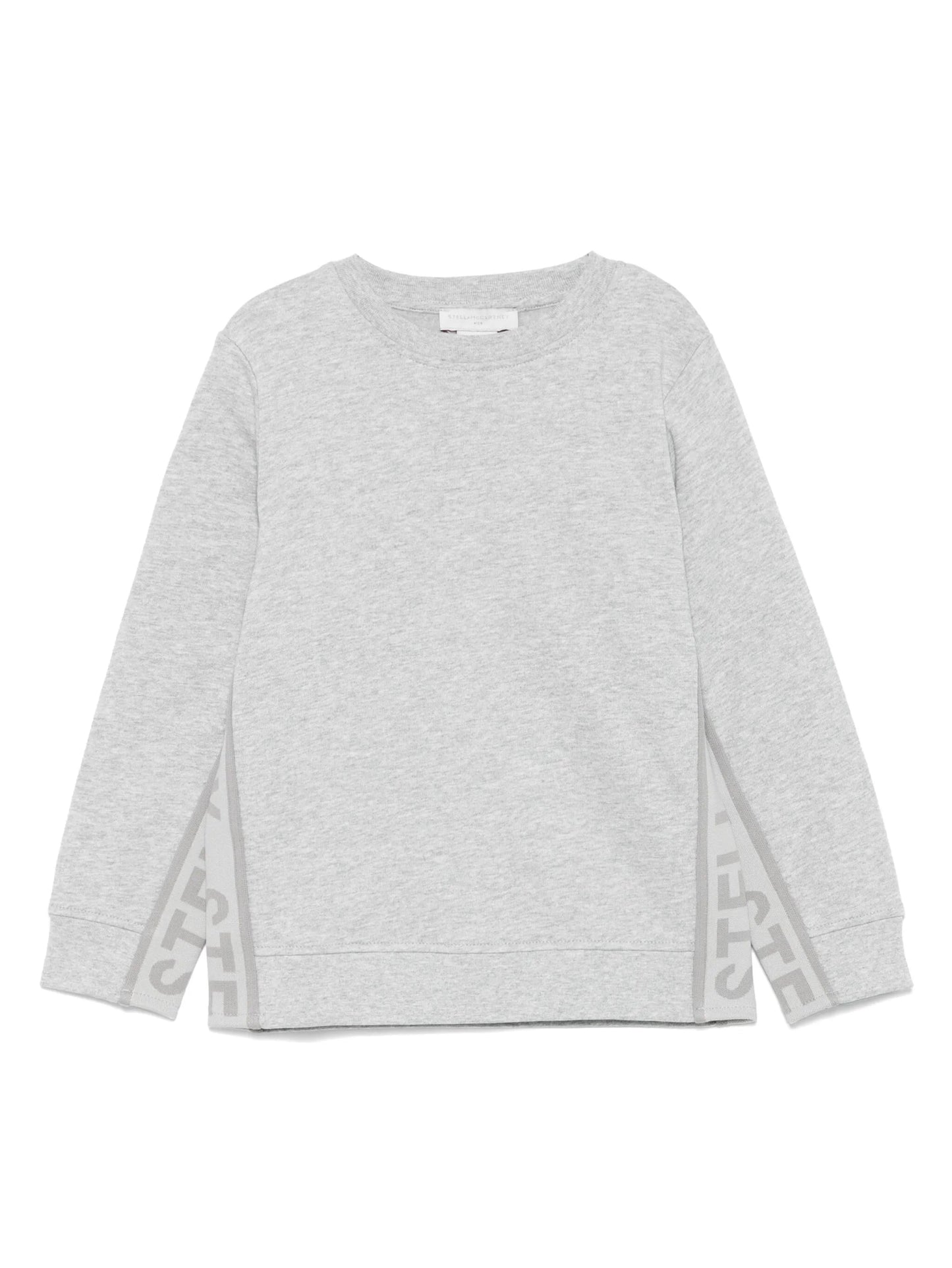 FELPA GRIGIA CON BANDE LATERALI STELLA MCCARTNEY - Angel Luxury