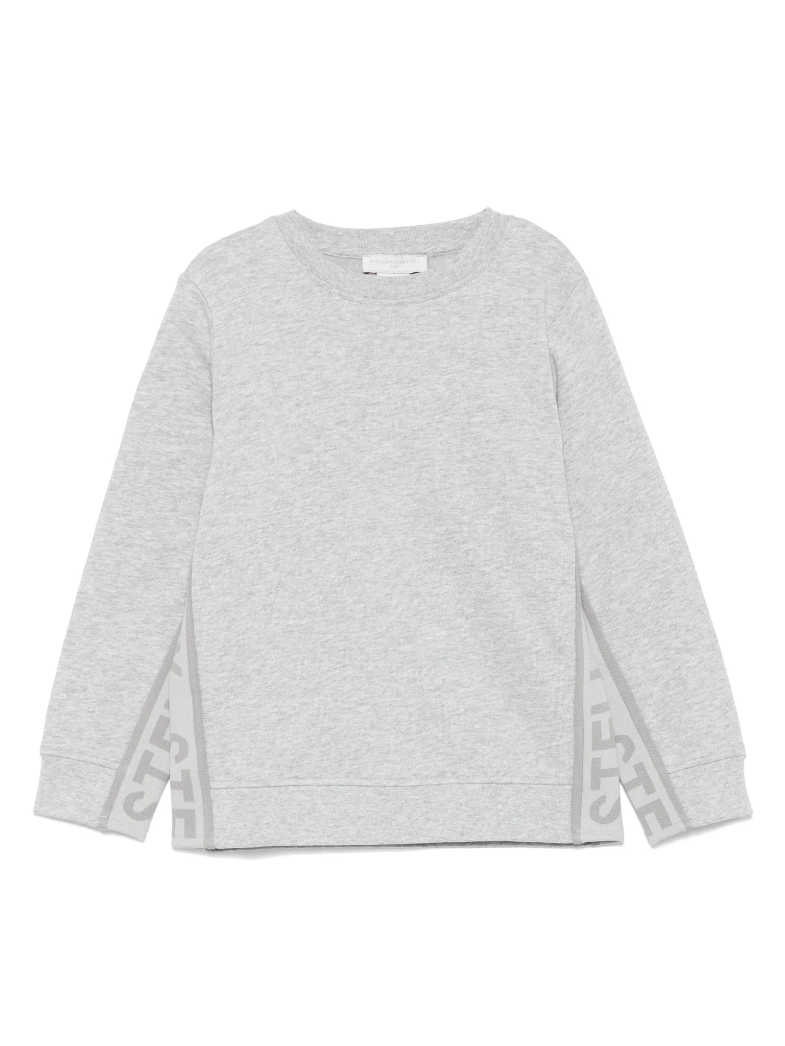 FELPA GRIGIA CON BANDE LATERALI STELLA MCCARTNEY - Angel Luxury