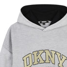 FELPA GRIGIA CON CAPPUCCIO DKNY - Angel Luxury