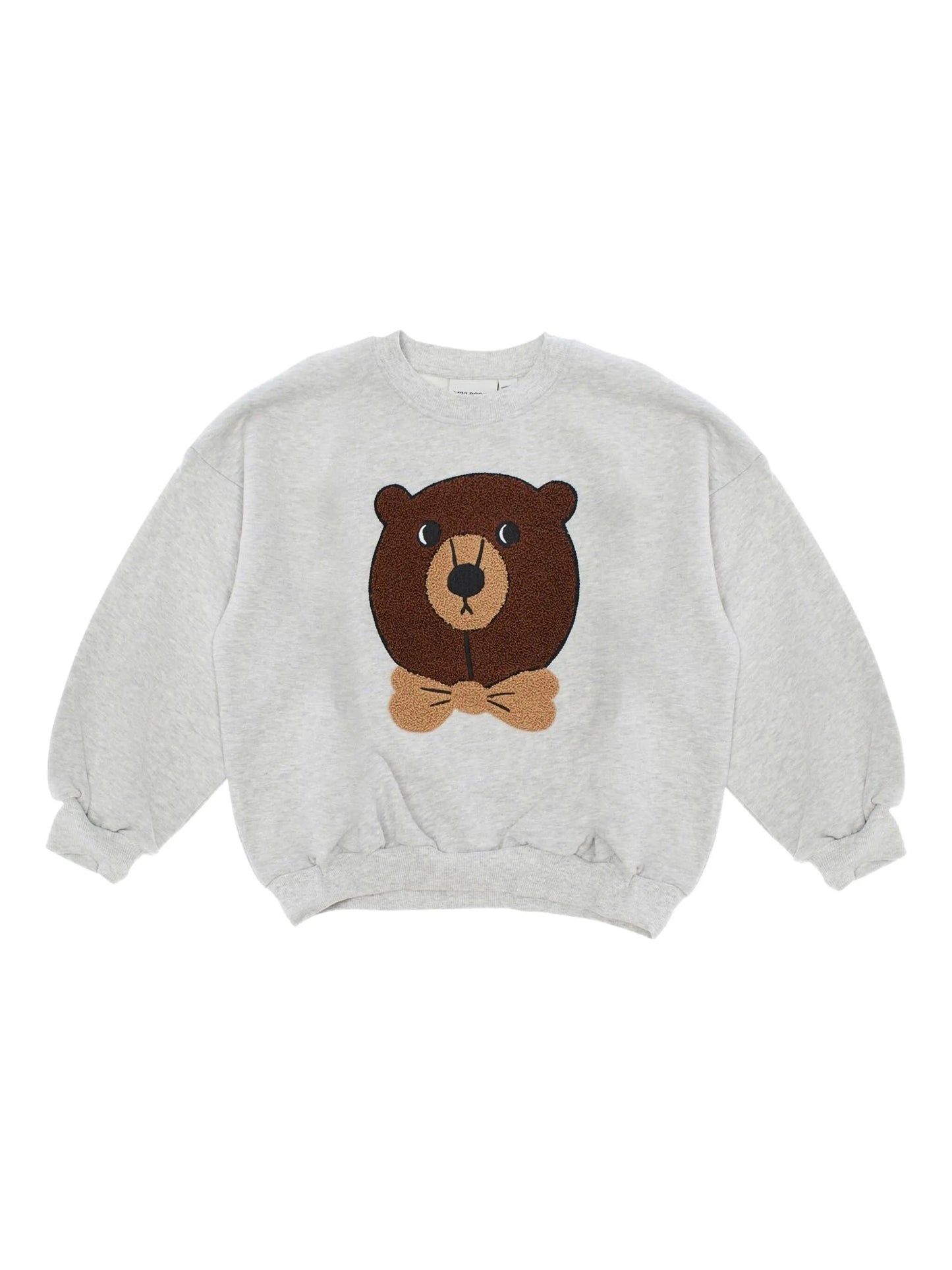 FELPA GRIGIA CON ORSO MINI RODINI - Angel Luxury