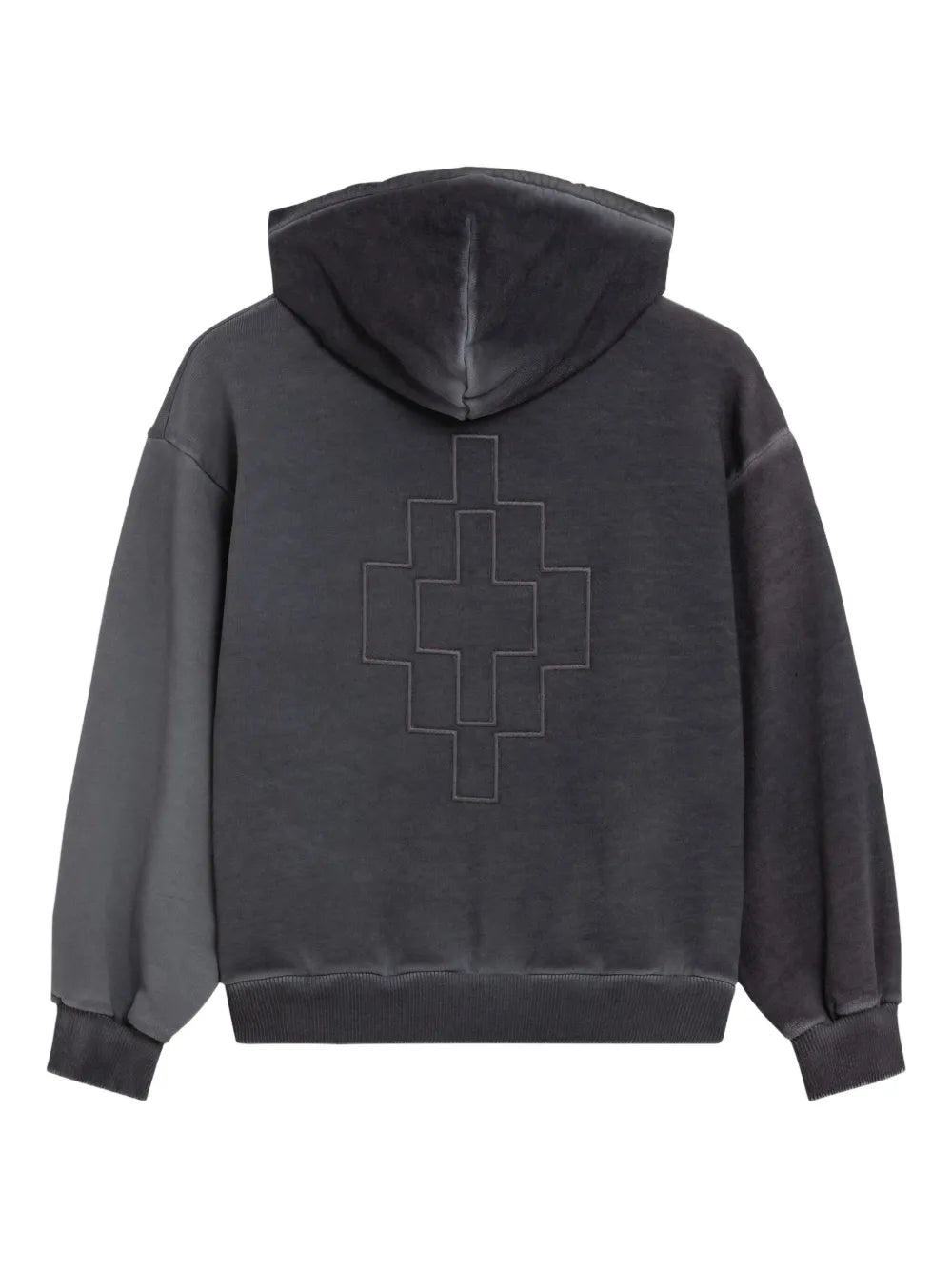 FELPA GRIGIA CON ZIP E LOGO SUL RETRO MARCELO BURLON - Angel Luxury