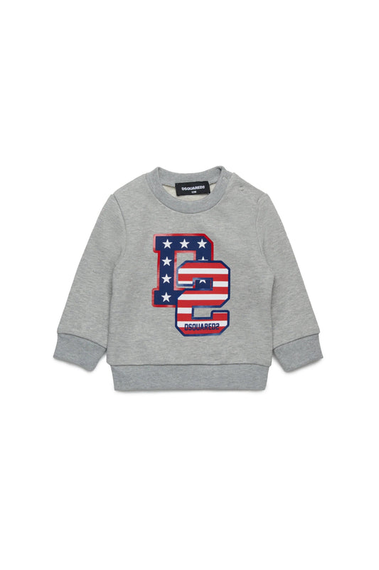 FELPA GRIGIA USA DSQUARED2 - Angel Luxury