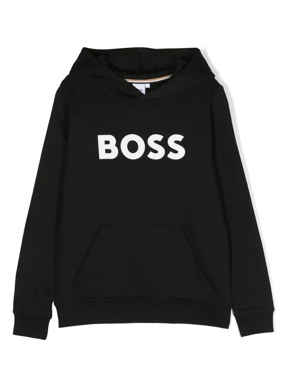 FELPA NERA CON CAPPUCCIO HUGO BOSS - Angel Luxury
