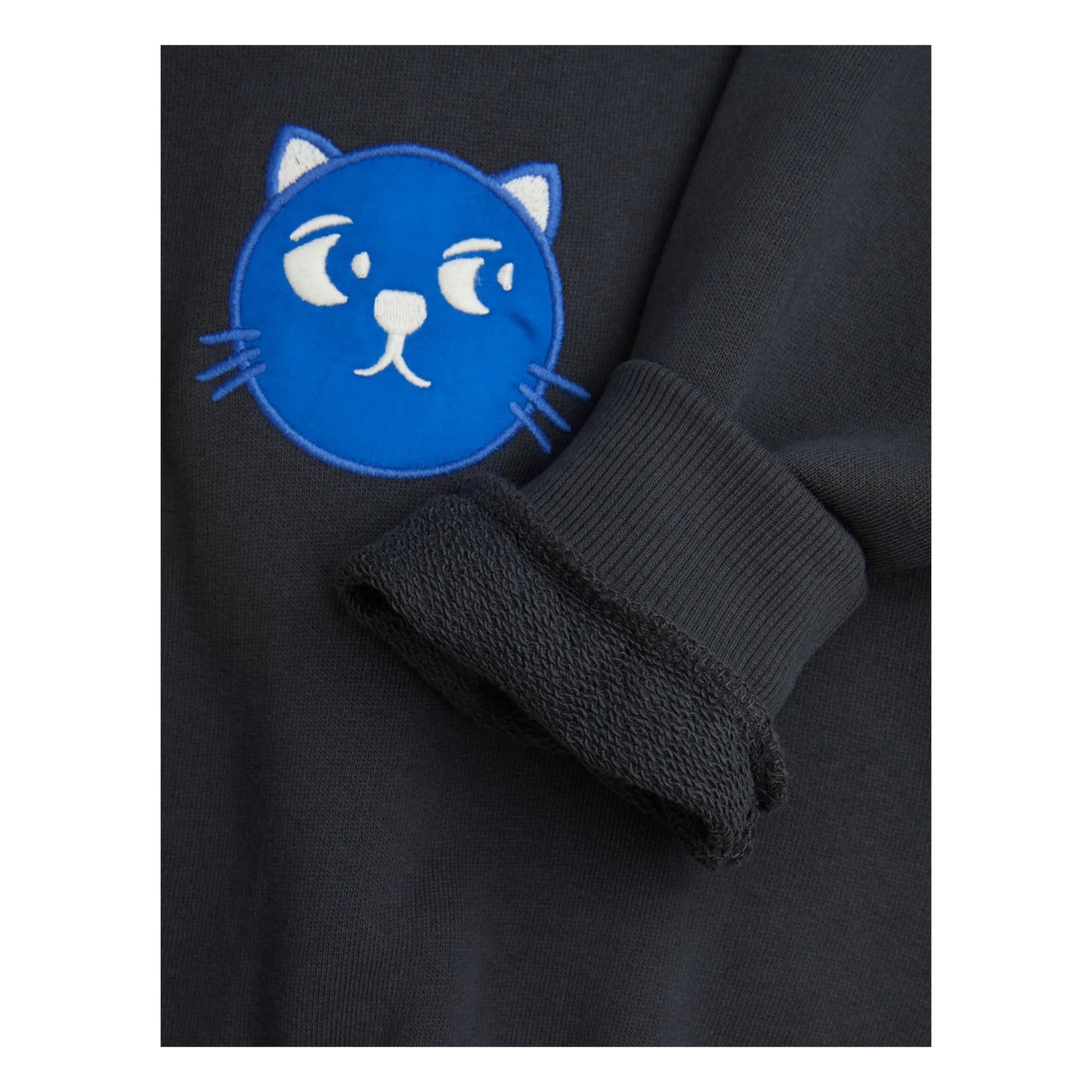 FELPA NERA CON GATTINI COLORATI MINI RODINI - Angel Luxury