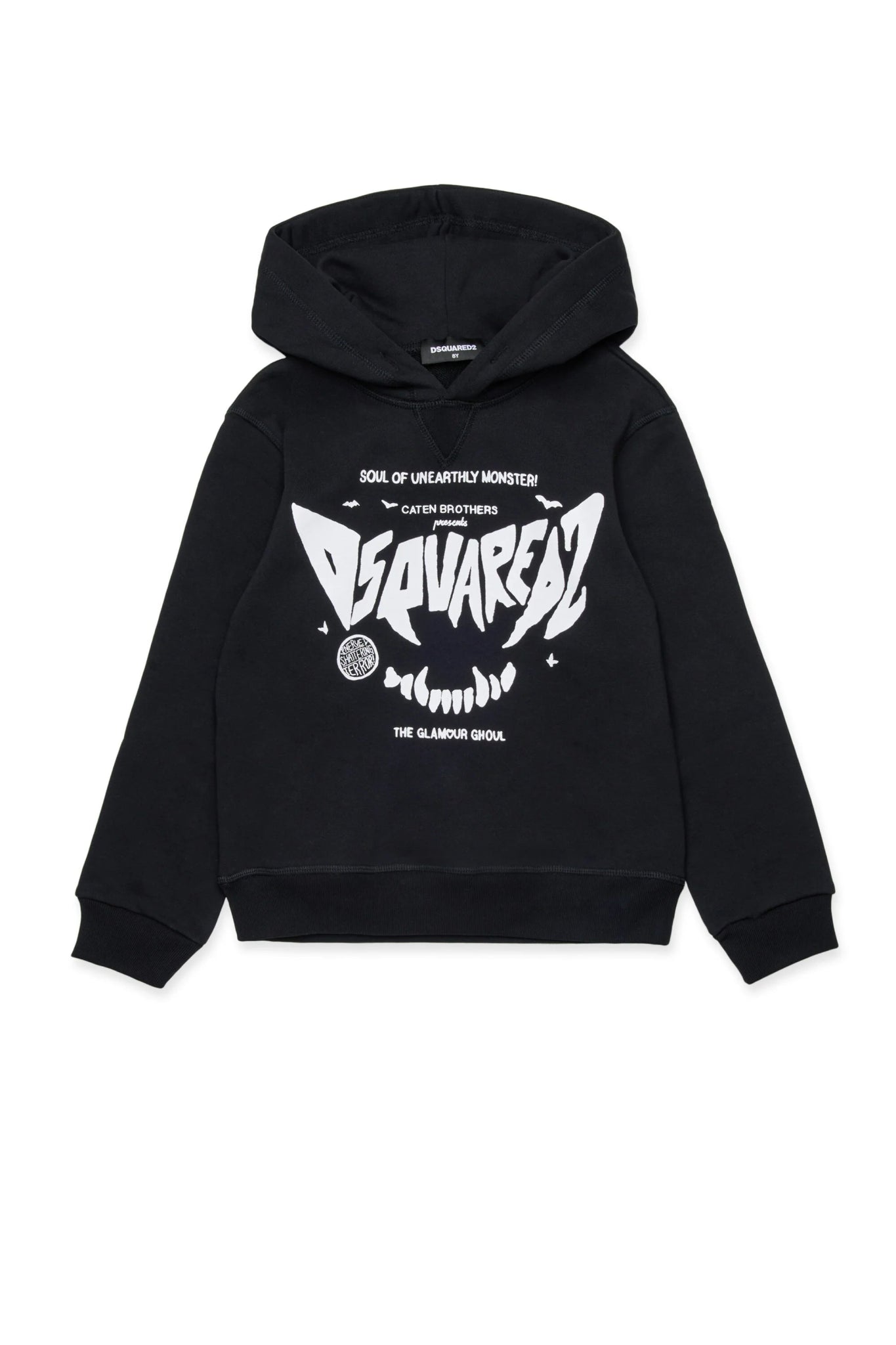 FELPA NERA CON LOGO DSQUARED2 - Angel Luxury