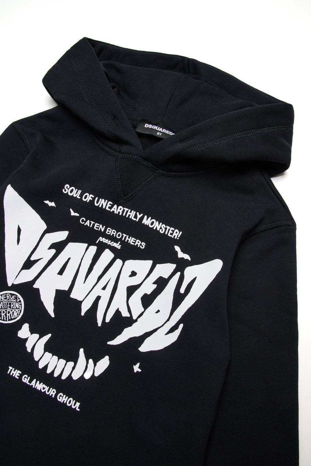 FELPA NERA CON LOGO DSQUARED2 - Angel Luxury