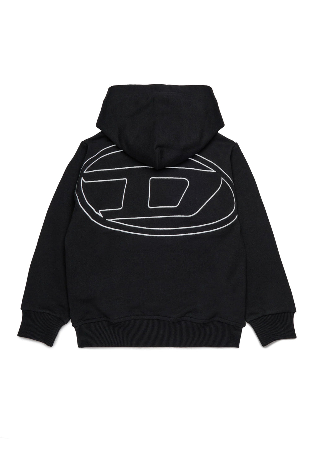 FELPA NERA CON LOGO OVAL D DIESEL - Angel Luxury