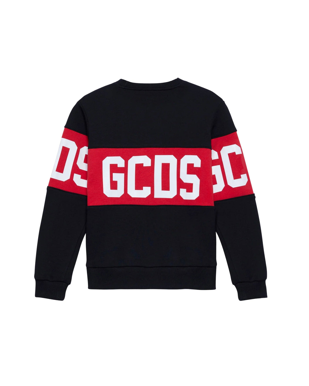 FELPA NERA CON LOGO ROSSO GCDS - Angel Luxury