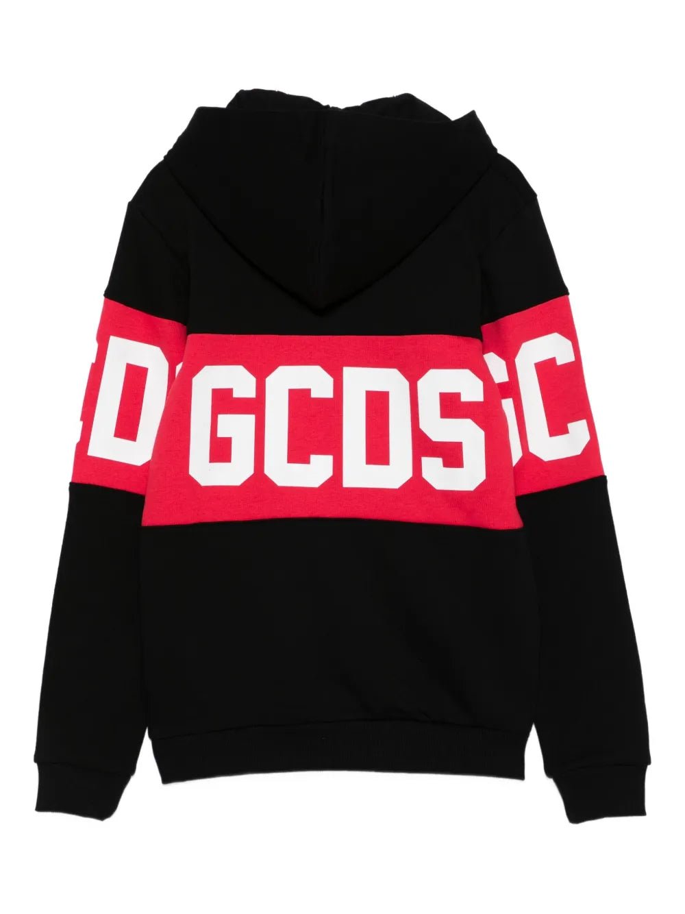 FELPA NERA CON LOGO ROSSO GCDS - Angel Luxury