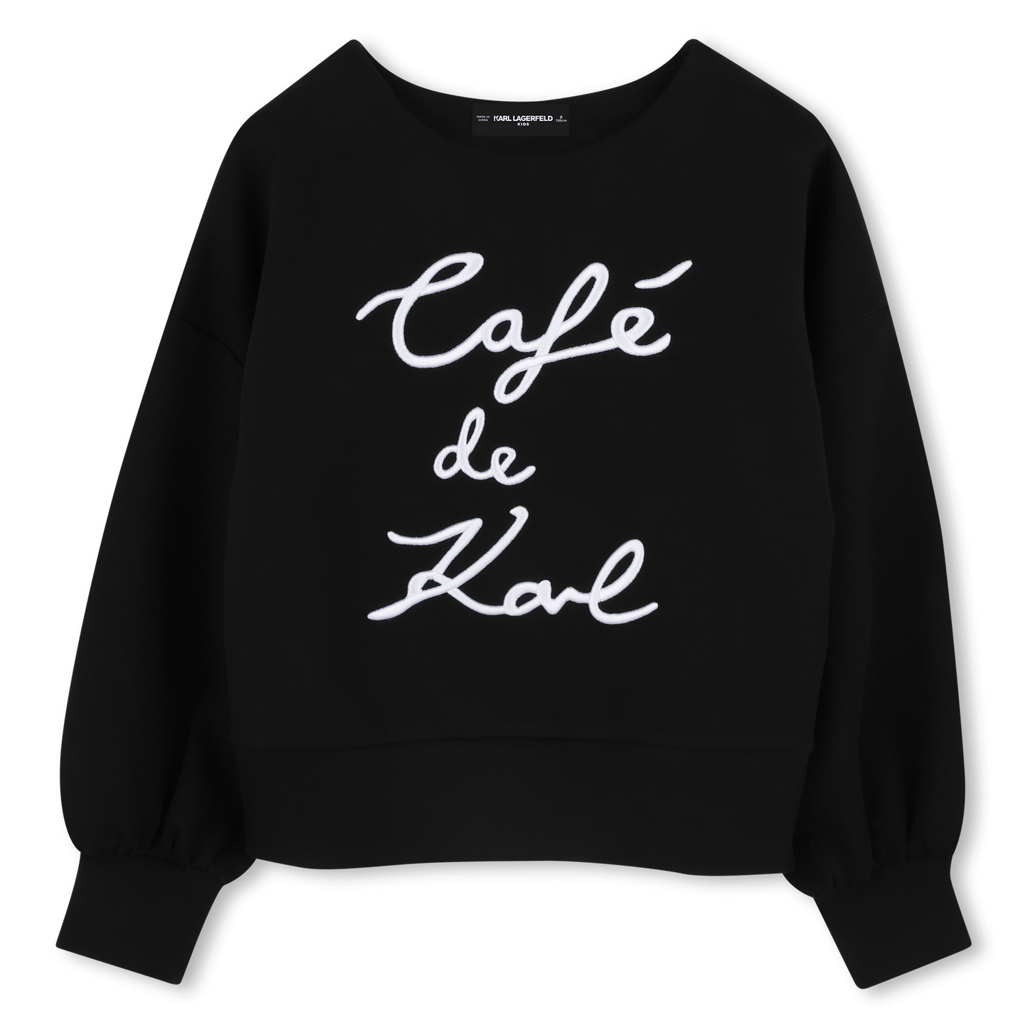 FELPA NERA KARL LAGERFELD - Angel Luxury