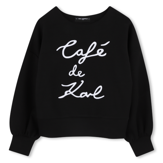 FELPA NERA KARL LAGERFELD - Angel Luxury