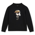 FELPA NERA KARL LAGERFELD - Angel Luxury