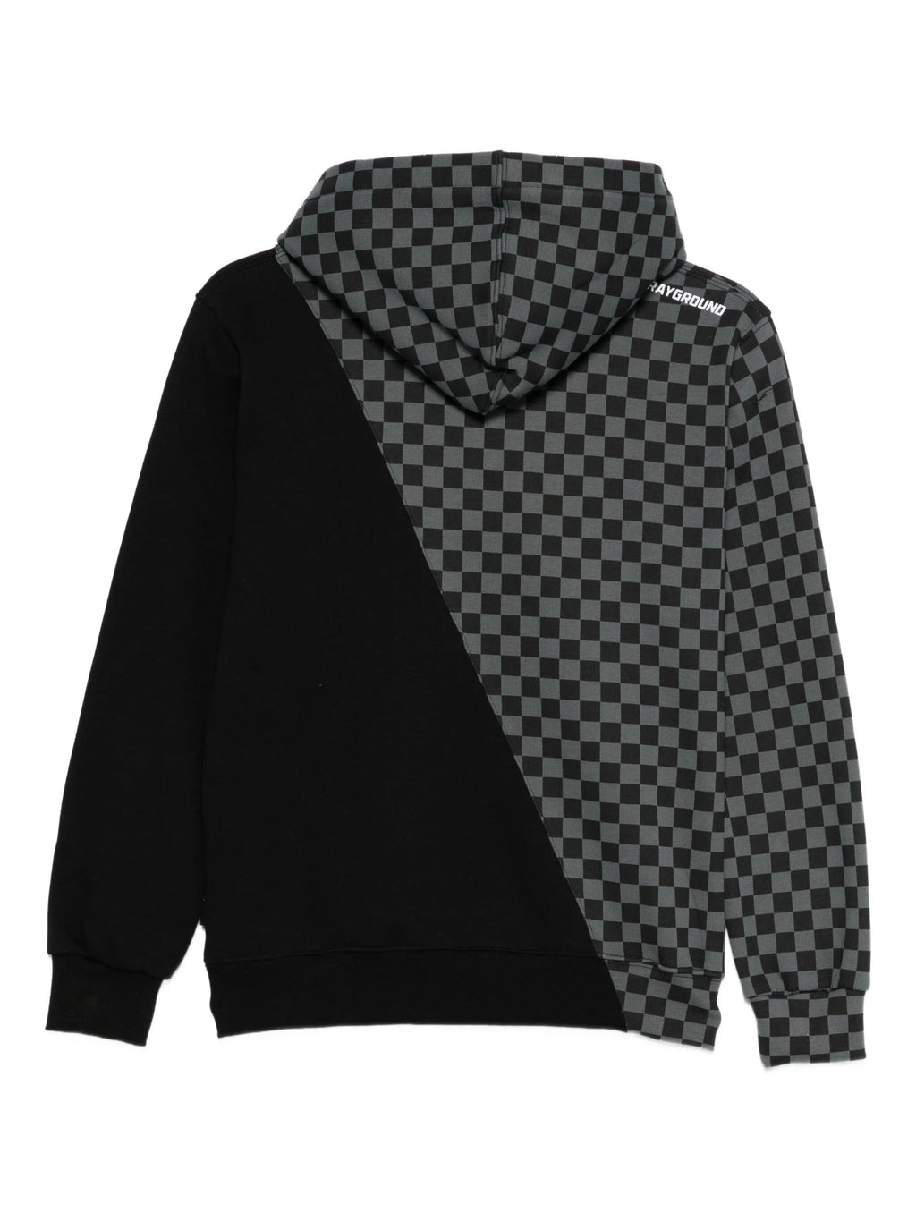 FELPA NERA/GRIGIA CON ALIENO SPRAYGROUND - Angel Luxury