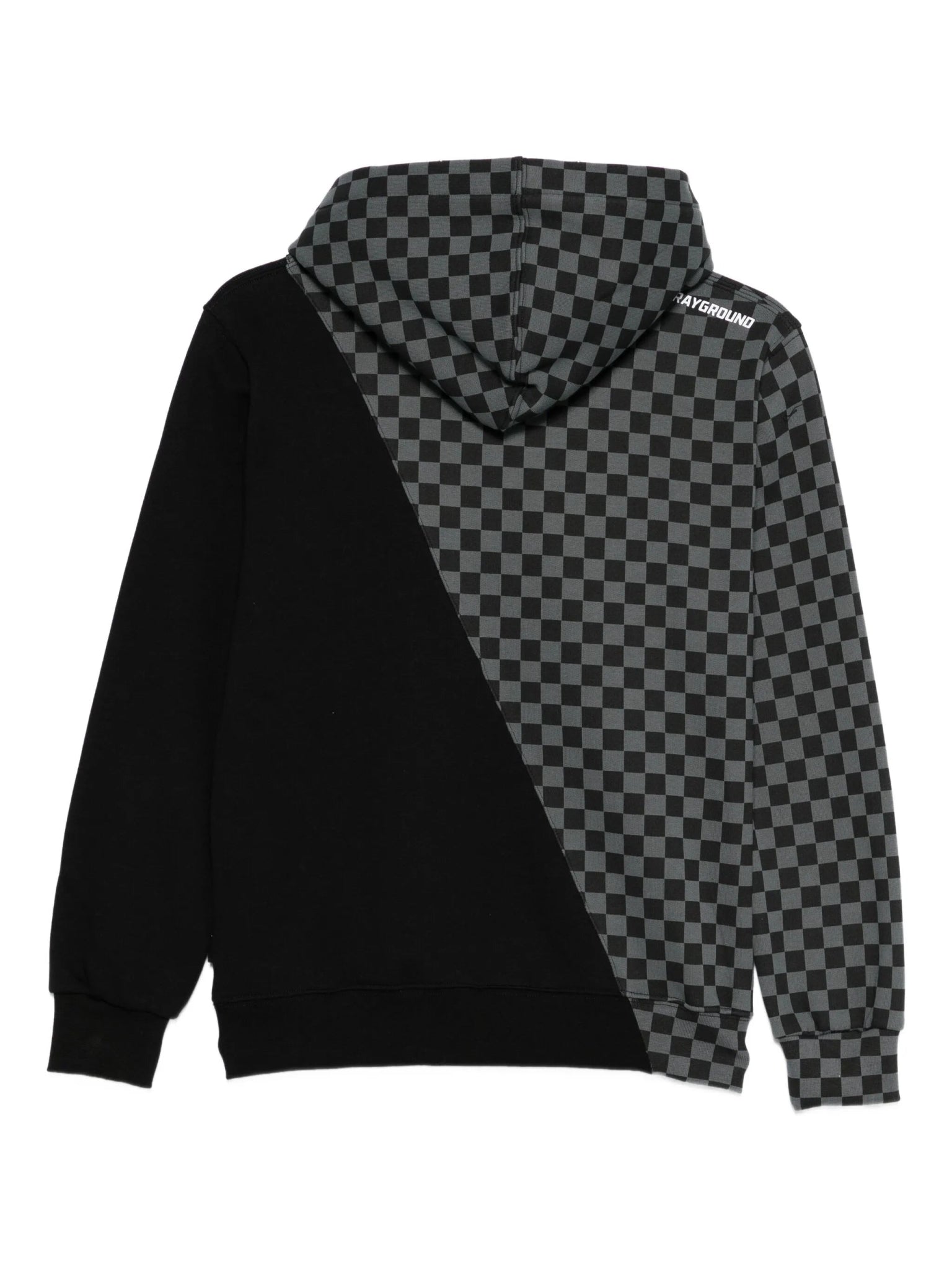 FELPA NERA/GRIGIA CON ALIENO SPRAYGROUND - Angel Luxury