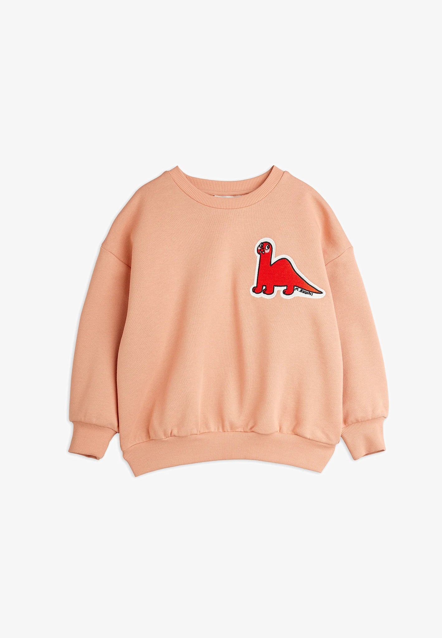 FELPA ROSA CON DINOSAURO ROSSO DI MINI RODINI - Angel Luxury