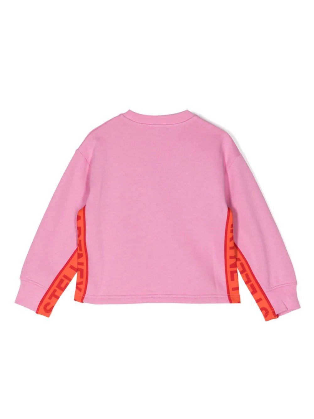 FELPA ROSA CON FASCE LATERALI STELLA MCCARTNEY - Angel Luxury