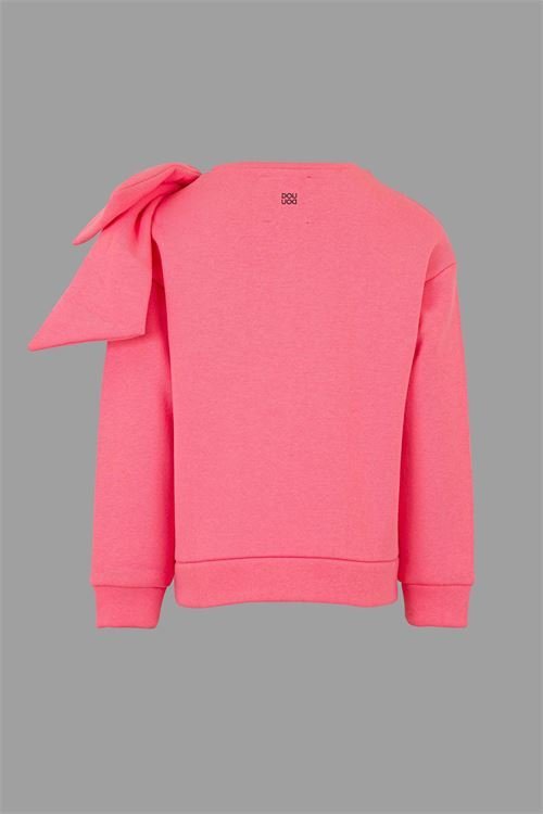 FELPA ROSA CON FIOCCO DOUUOD - Angel Luxury