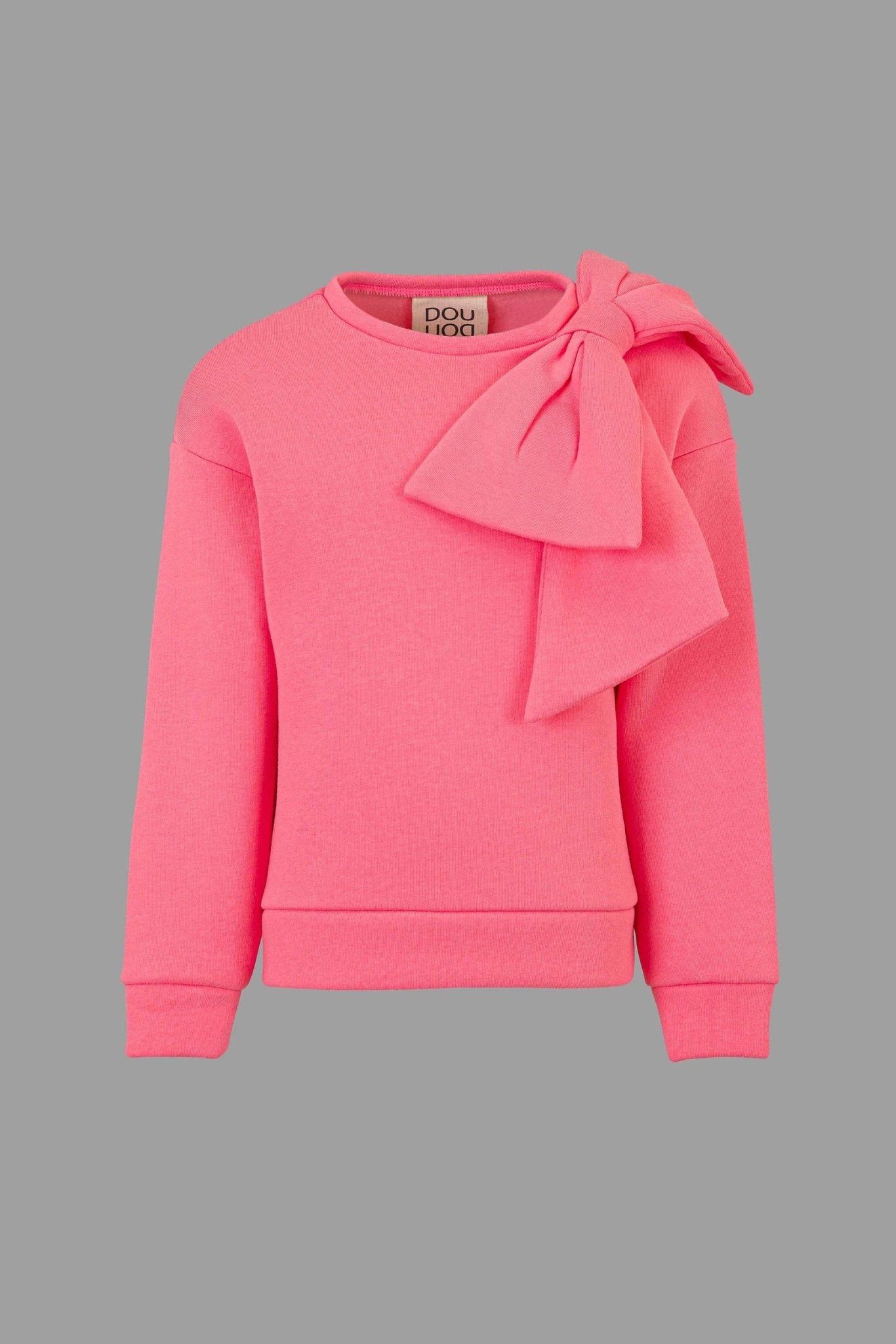 FELPA ROSA CON FIOCCO DOUUOD - Angel Luxury