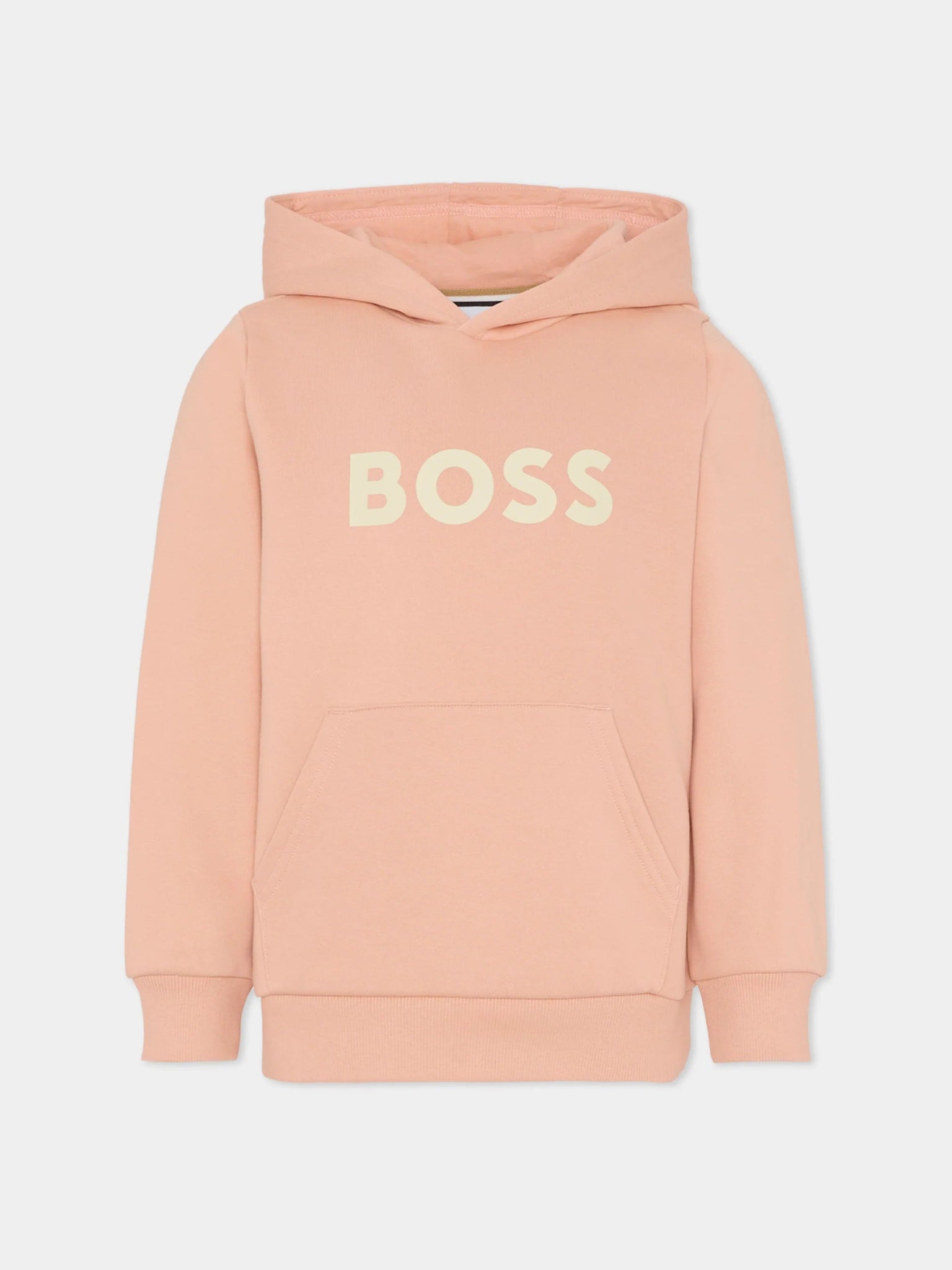 FELPA ROSA CON LOGO HUGO BOSS - Angel Luxury
