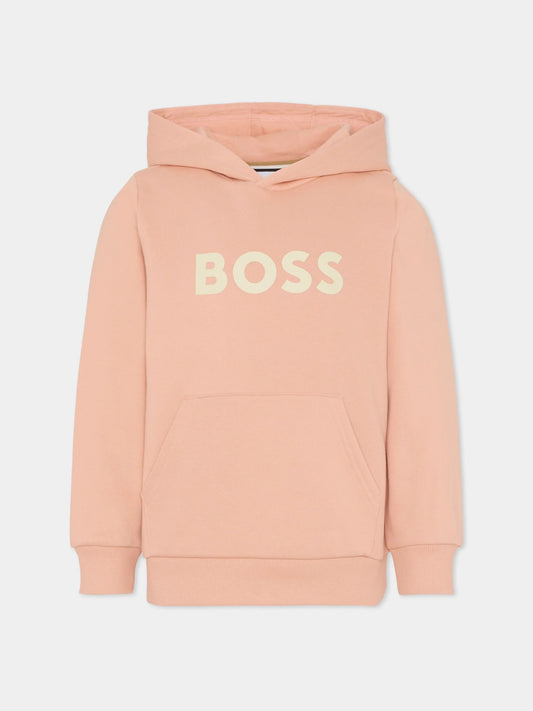 FELPA ROSA CON LOGO HUGO BOSS - Angel Luxury