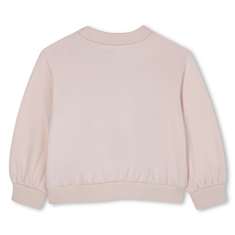 FELPA ROSA CON SCRITTA IN PAILLETTES BILLIEBLUSH - Angel Luxury