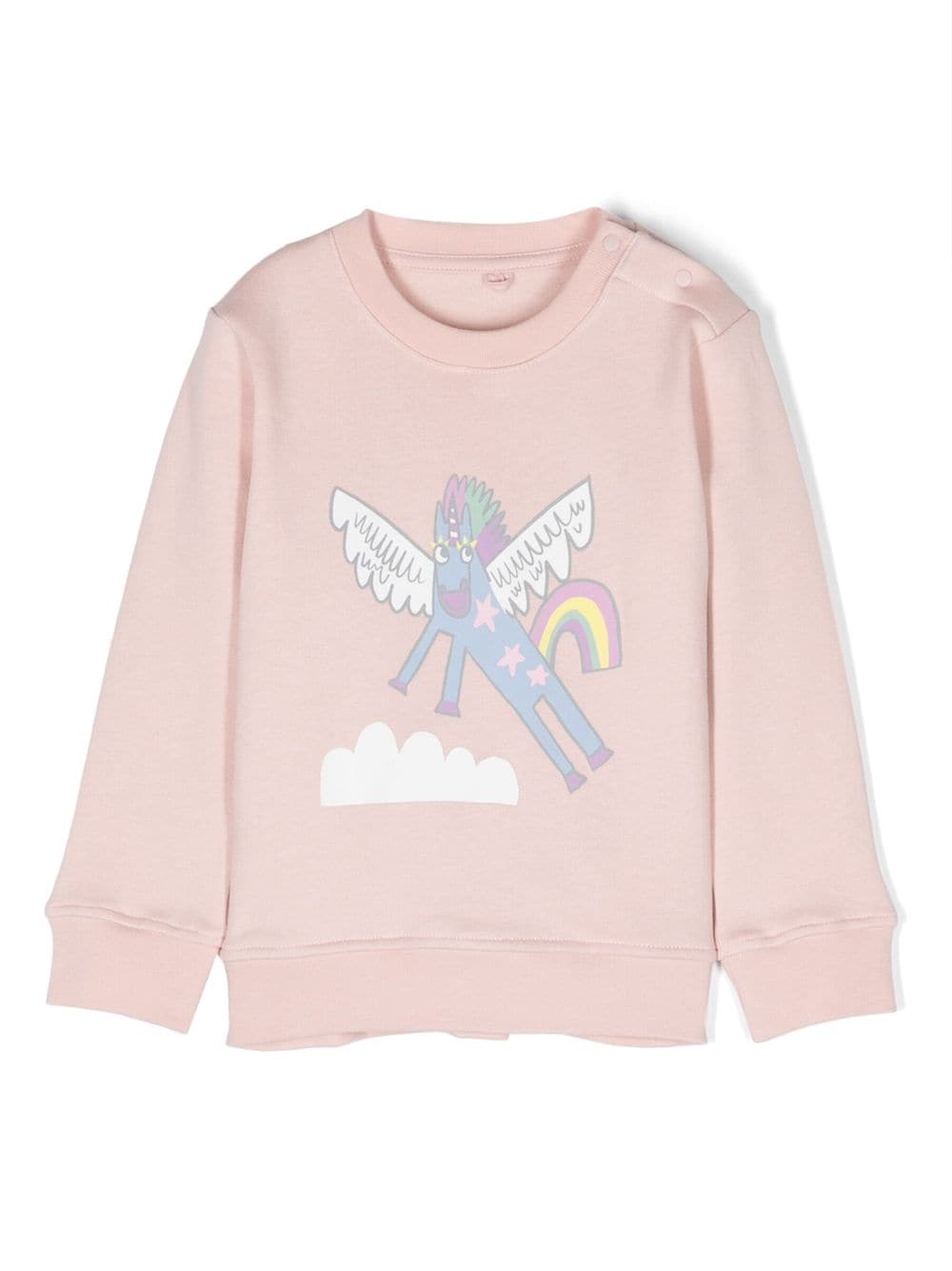 FELPA ROSA POLVERE UNICORNO STELLA MCCARTNEY - Angel Luxury