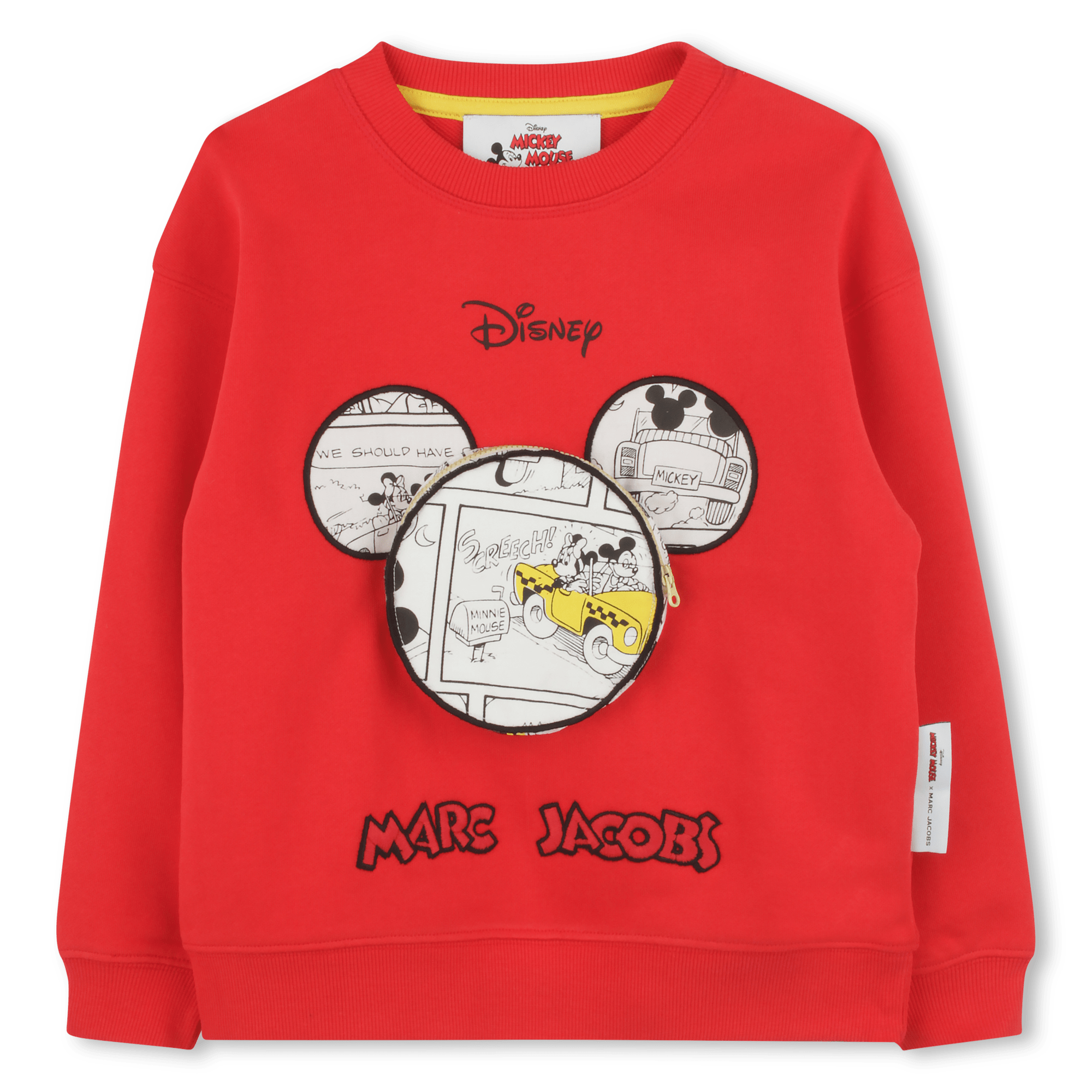 FELPA ROSSA CON TASCA TOPOLINO MARC JACOBS - Angel Luxury