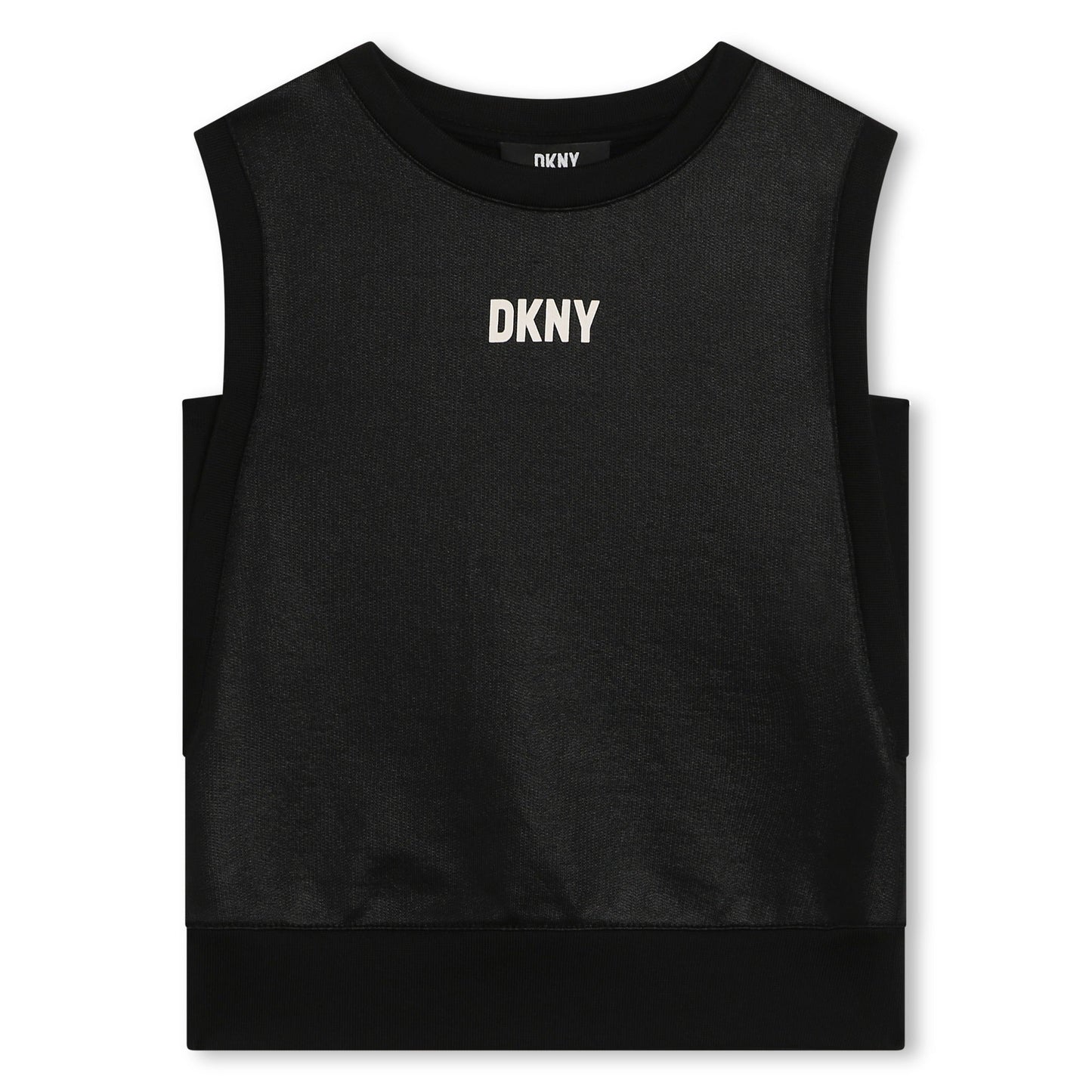 FELPA SENZA MANICA NERA DKNY - Angel Luxury