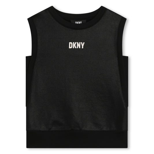 FELPA SENZA MANICA NERA DKNY - Angel Luxury