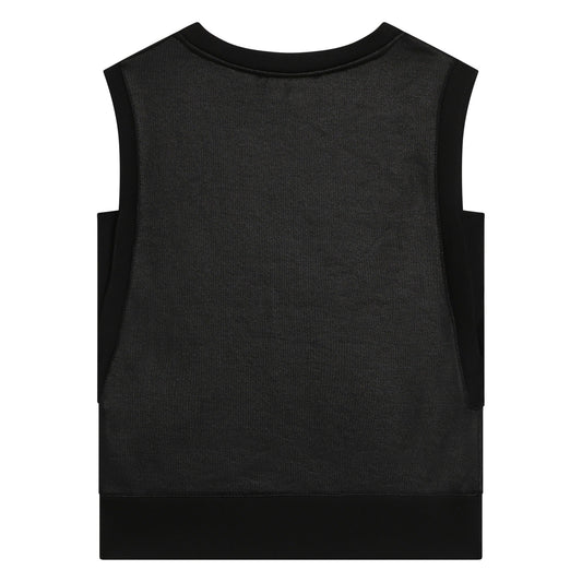 FELPA SENZA MANICA NERA DKNY - Angel Luxury