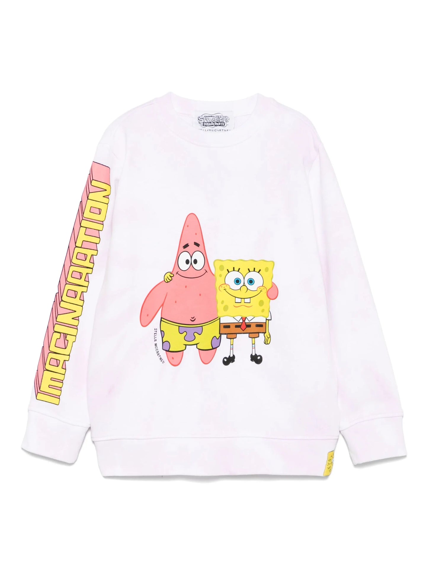 FELPA SFUMATA BIANCO - ROSA SPONGEBOB STELLA MCCARTNEY - Angel Luxury