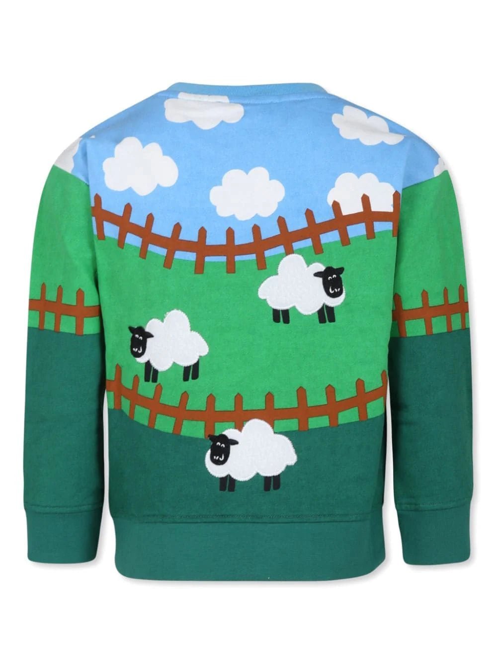 FELPA VERDE CON STAMPA STELLA MCCARTNEY - Angel Luxury