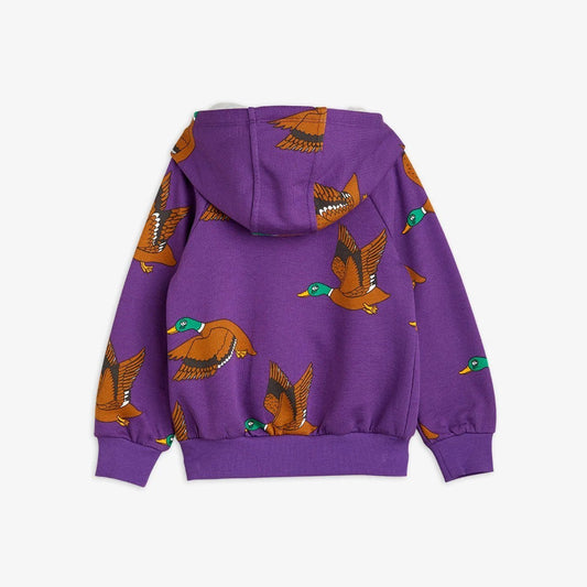 FELPA VIOLA CON FANTASIA MINI RODINI - Angel Luxury