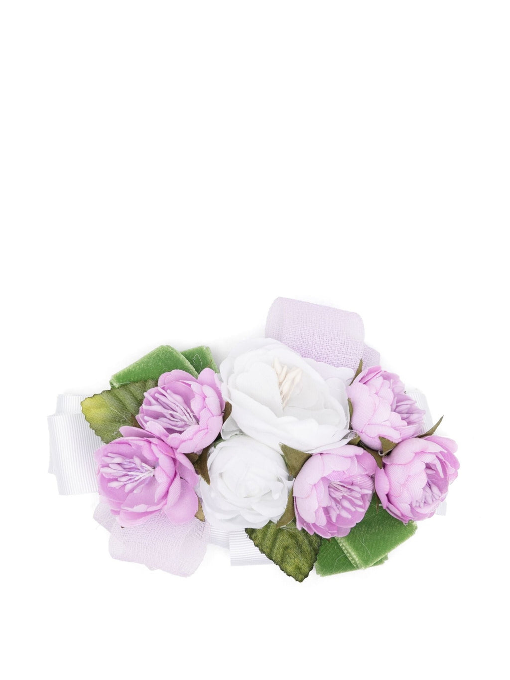FERMAGLIO GLICINE/BIANCO COLORI CHIARI - Angel Luxury